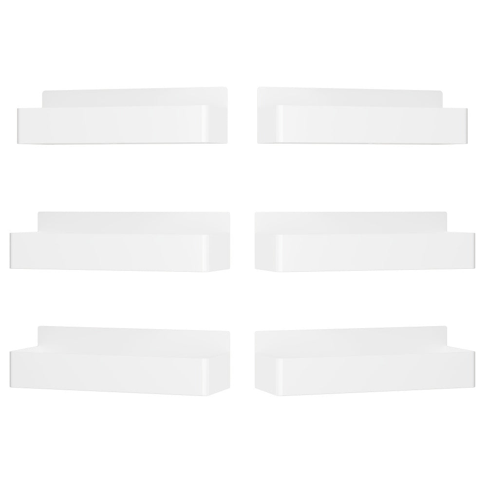 Magnetic Spice Rack Wall Mounted No Drill 6-Piece Set Magnetic Storage Shelf for Home Cooking, Dining and Outdoor Meals