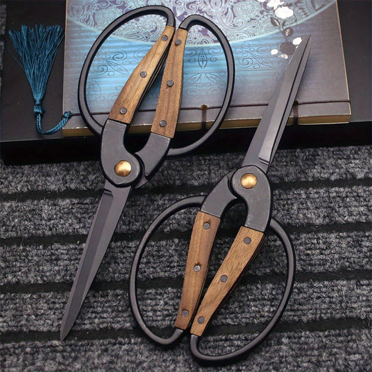 Garden Pruning Shears 2-Pack - High Carbon Steel Branch Cutter for Fruit Trees, Bonsai Plant Trimmer, Orchard Shrub Secateurs & Grafting Tool