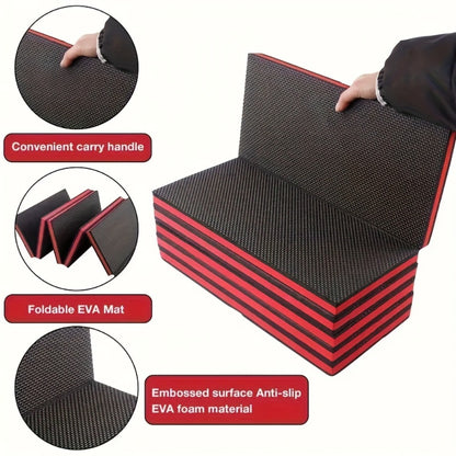 EVA Foldable Work Kneeling Pad - Waterproof Thermal Insulation Mat for Car Repair, Camping & Outdoor Use - 1 or 2 Pack