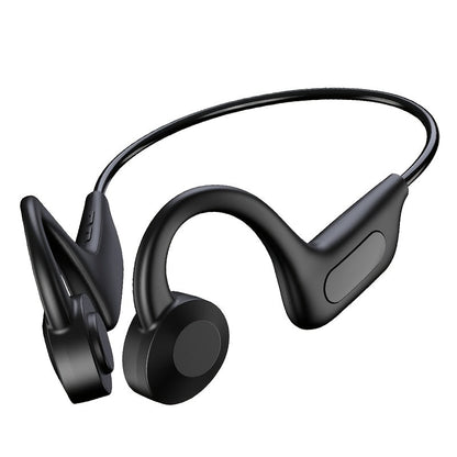 Open Ear Air Conduction Headphones Wireless, Mosyxe Sport Earphones with Noise Cancelling Mic, Seamless Bluetooth Pairing, Lightweight Open-Ear Design for Running Cycling Hiking Gym Outdoor Sports