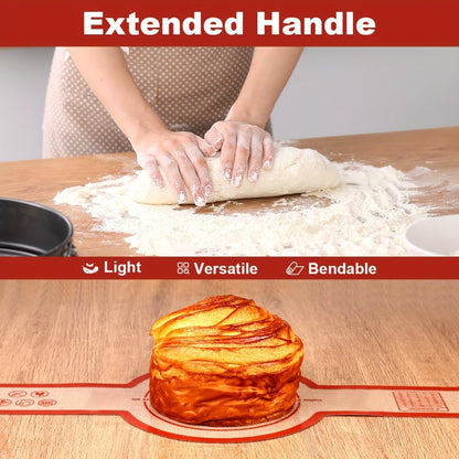 Four-Piece Silicone Bread Sling Set with Long Handles for Dutch Ovens, Sourdough and Loaf Baking