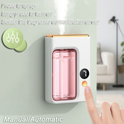 Essential Oil Aromatherapy Diffuser Set – Mini Humidifier with 7 Spray Levels, 1/4/8 Hour Timer, 5.07oz Capacity, Room Decor Scent Diffuser with Hilton, Gardenia, Ocean & Shangri-La Oils
