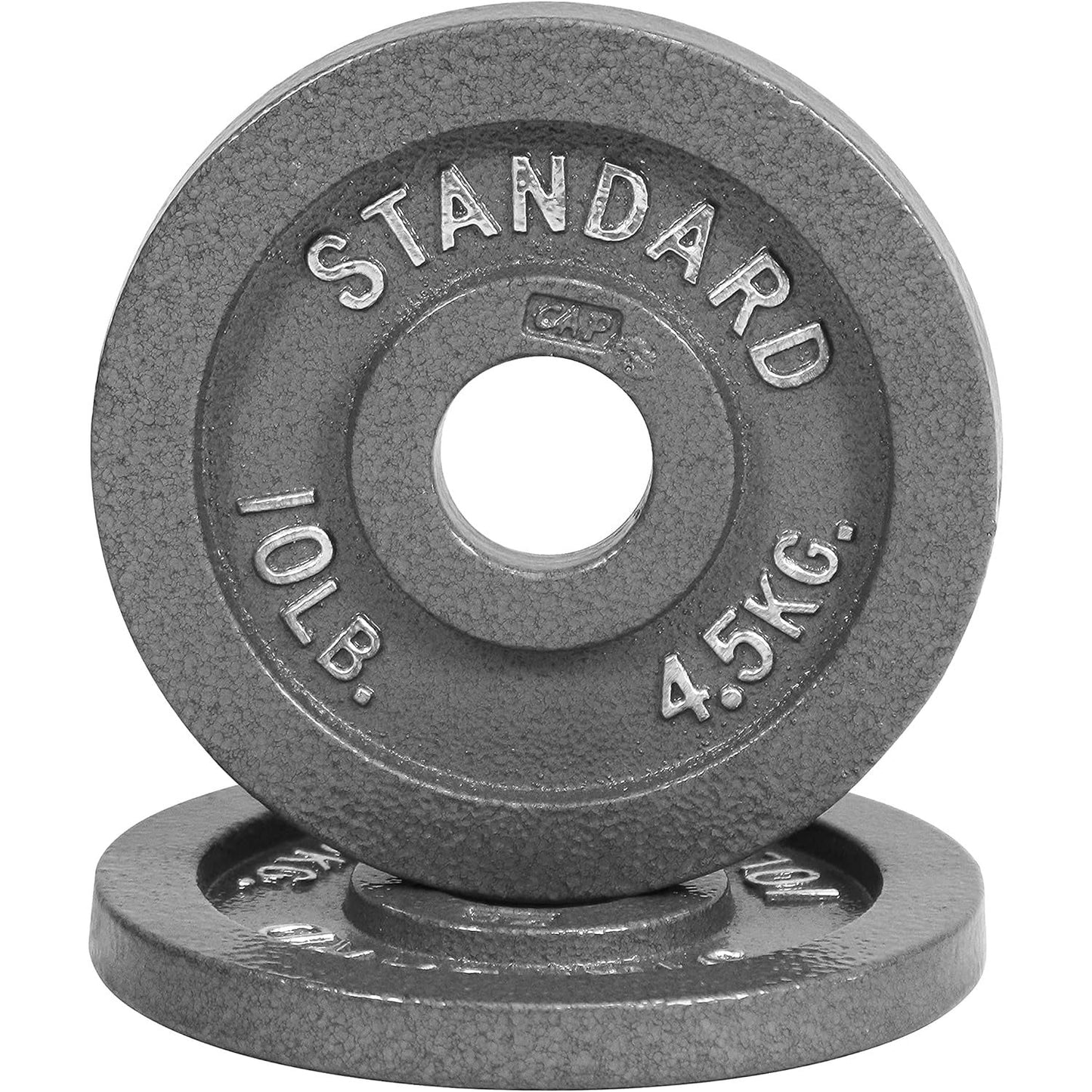Gray STANDARD Cast-Style Weight Plates in Single, Pair, Four-Piece and Mixed Sets for Barbell Training