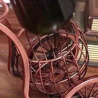 Wine Rack Bicycle Shaped - Holds 1 Bottle & 2 Glasses, Vintage Iron Bike Wine Holder for Home Decor, Tabletop Display, Parties & Gifts, Polished Finish