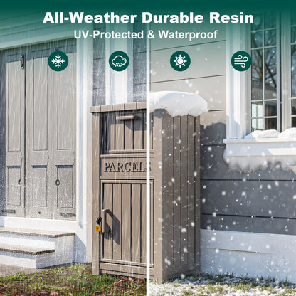 Waterproof Outdoor Storage Box with Lock Anti-Theft Porch