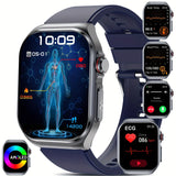 Blue Silicone Strap