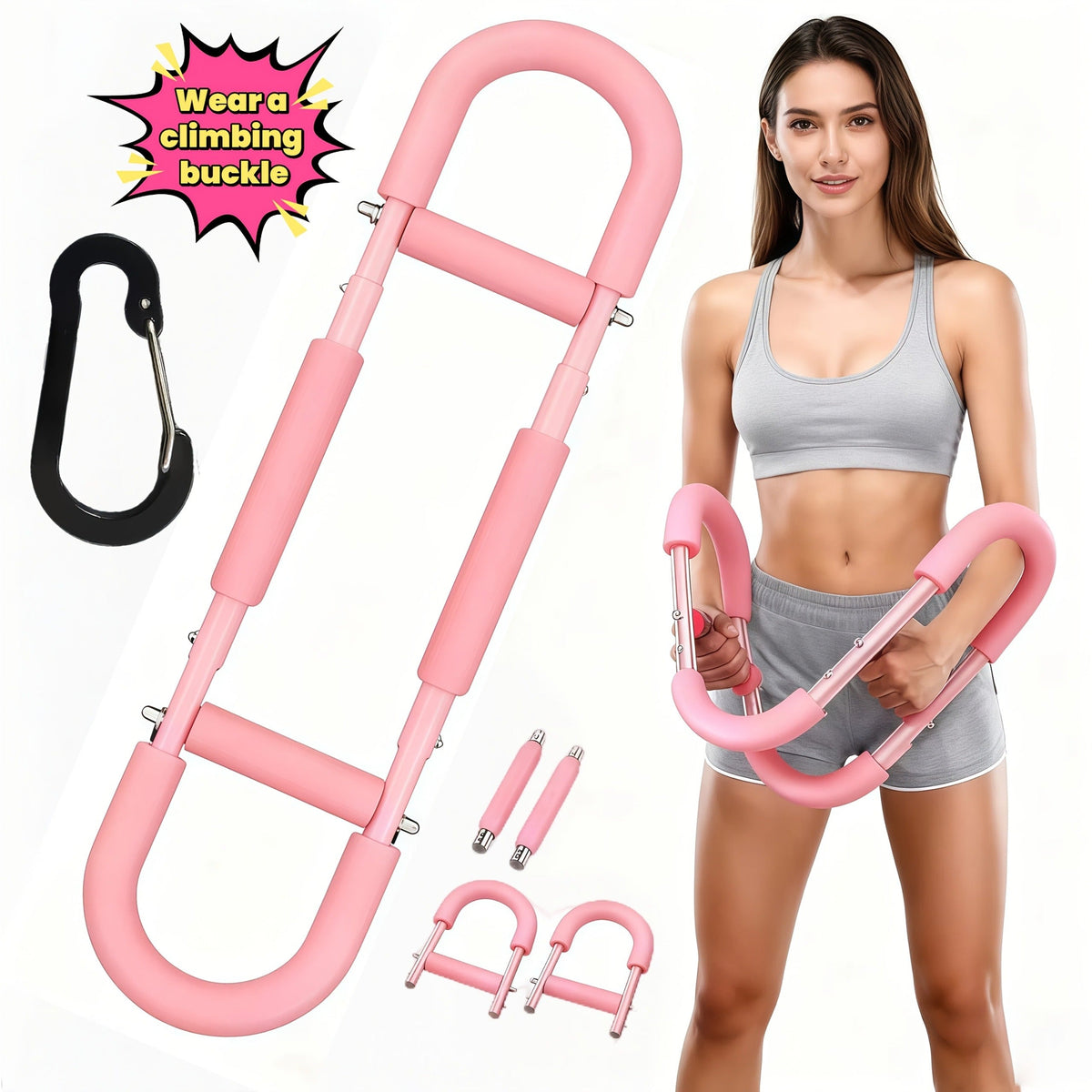 Fitness Equipment MoKo Spring Chest Expander with Black Mini Red Three-Tube and Blue Reinforced Options