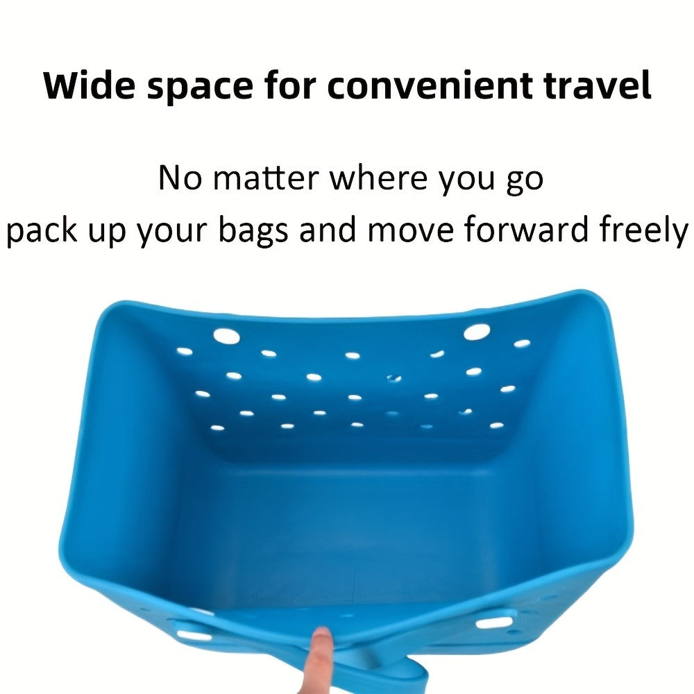 EVA Beach Bag for Women with Drainage Holes Waterproof Tote Bag Summer Outdoor Camping Shopping Travel Bag with Cute Decorations Multiple Colors S M L