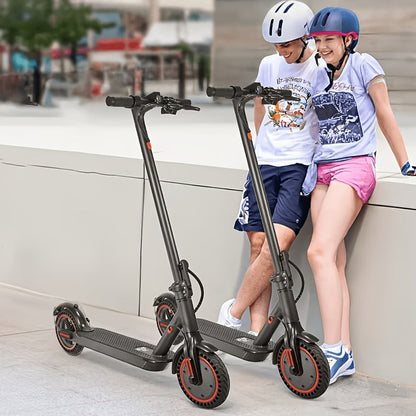 Foldable Electric Scooter for Adults – 350W Motor, 21-Mile Range, App Control, 3-Speed Modes, 8.5'' Tires