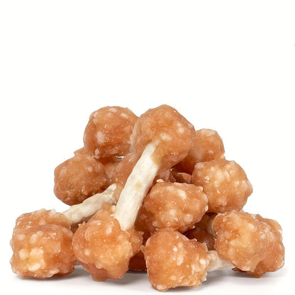 Dog Treats Chicken and Rice Dumbbell-Shaped Bites with Multipack and Two Flavor-Label Options
