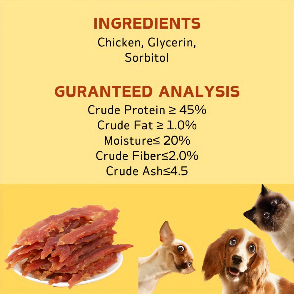 Dog Treats Chicken and Duck Jerky Dual Packs with Six 200g Plus 200g Flavor Combinations for Dog Reward Use