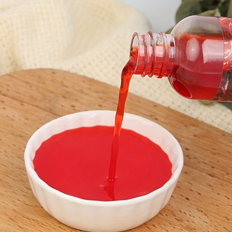 Two-Piece 100 ml Liquid Fish Bait with Red Worm Scent Label for Trout, Carp, Bass and Cod Fishing