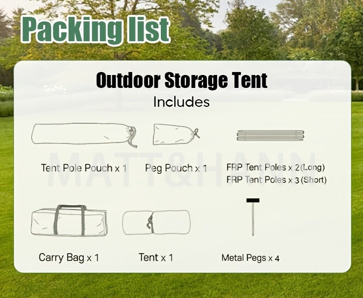 Camping Tent Single-Person Freestanding Bicycle Shelter with Mesh Panels, Polyester Body and Steel Poles