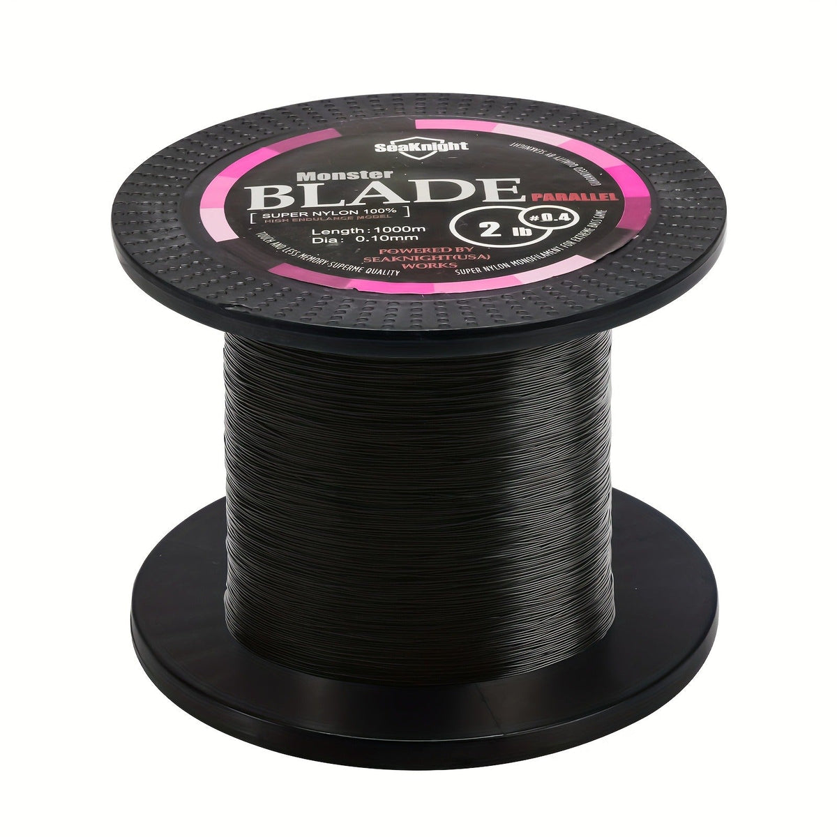 Monofilament Fishing Line 1000M / 1093Yds – Nylon Mono Line for Freshwater & Saltwater, 2-35LB, Black & White