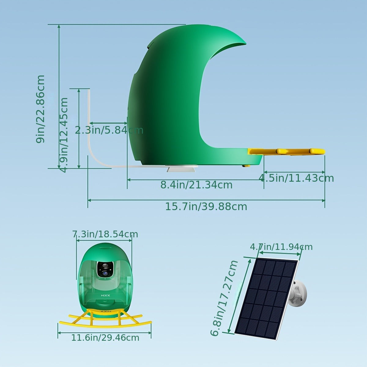 Smart Bird Feeder, Camera AI Bird Identification, 2K HD Live View, Auto Capture & Color Night Vision