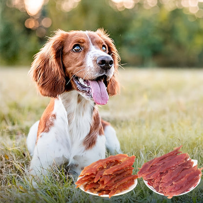 Dog Treats Chicken and Duck Jerky Chews in 200g or 400g Package Options for Reward Use for Dog Reward Use