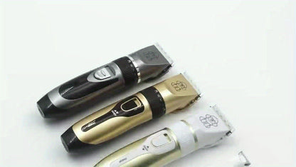 Pet Hair Clipper, USB-Rechargeable Cordless Trimmer with Adjustable Comb and Four Package Options