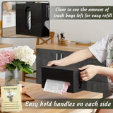 Single Layer Garbage Bag Dispenser - Black