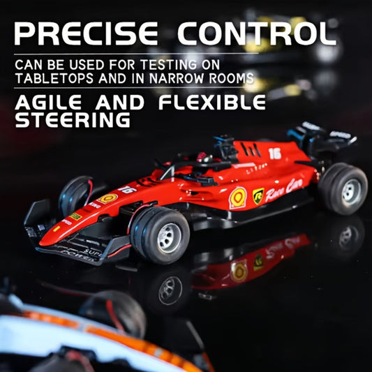 Mini RC Racing Car 1:64 Scale 2.4G Alloy Die-Cast 4WD Drift Toy Car with Lights & Adjustable Speed – Indoor Outdoor RC Car for Boys | Collection Gift Set | Best Birthday Christmas Party Toy