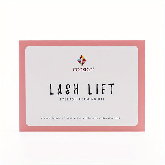 Lash Lift Kit Professional Eyelash Perm & Curl System ICONSIGN Calia Perm Technique 6-8 Weeks Long-Lasting Natural Lash Lifting DIY Home & Salon Use Beginner Friendly Complete Set