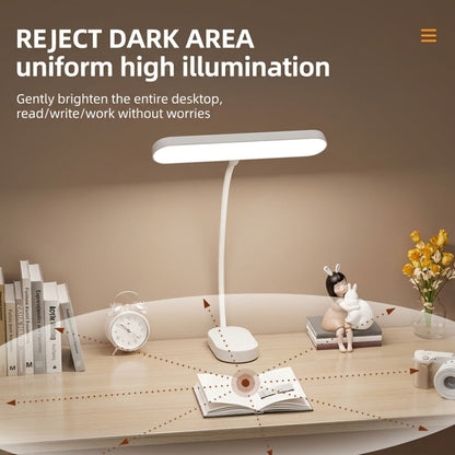 Gooseneck LED Desk Lamp with 28cm Light Bar, 45.5cm Height and Dry-Battery or USB Power Options