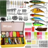 360pcs Fishing Lures Kit