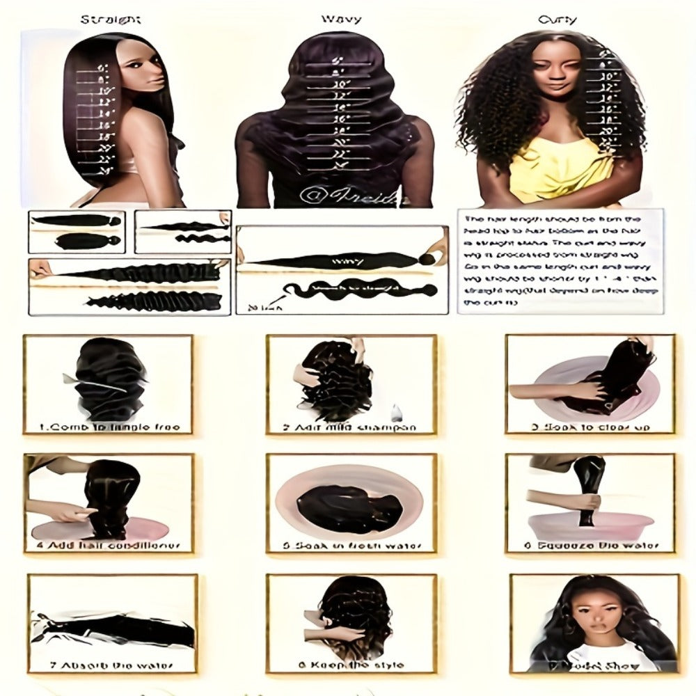 Synthetic Wig 28-Inch Big-Wave Curly Headband Style in Dark Brown or Black for Parties and Weddings