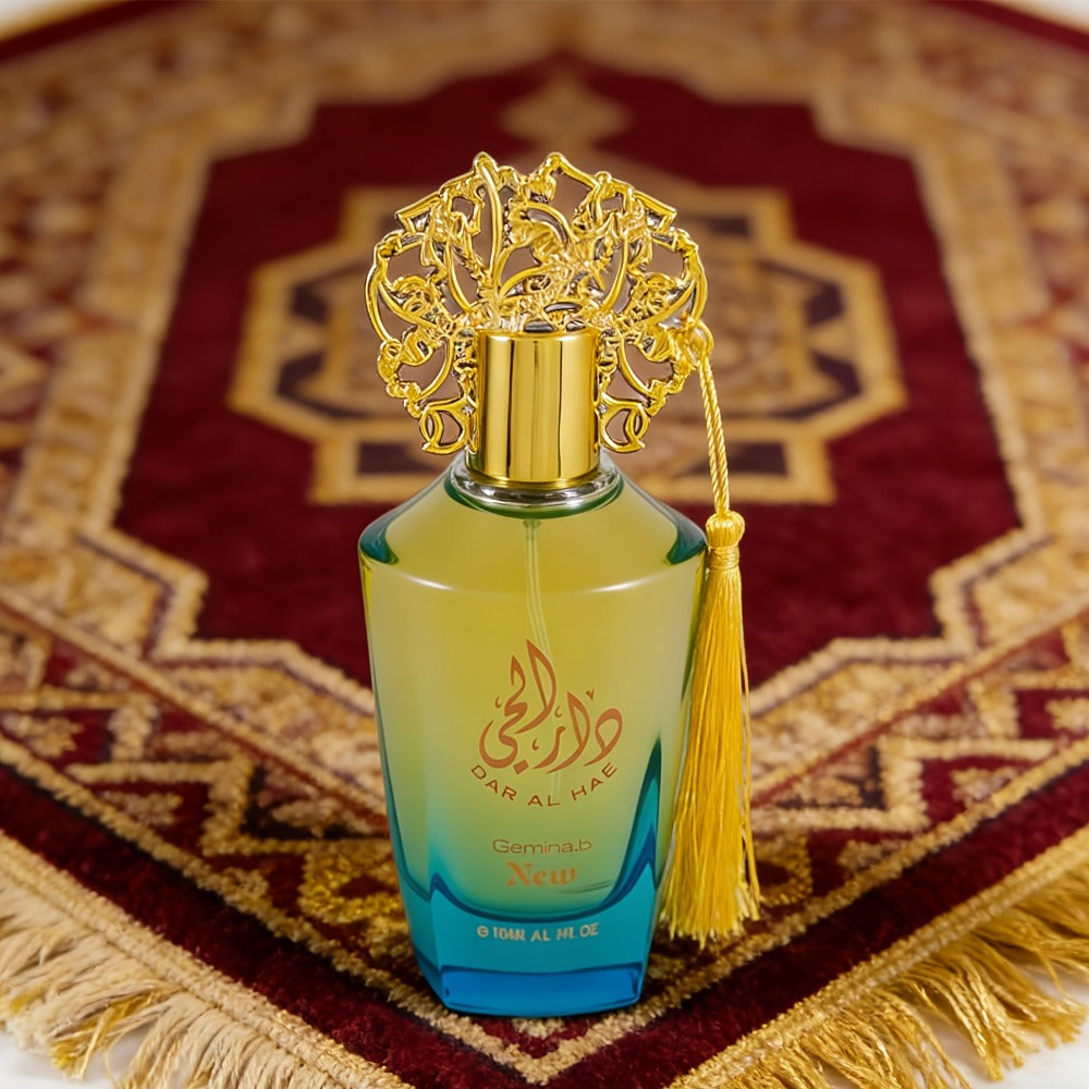 Cologne Spray 100ml Miss and Man Options with Ornate Bottle, Tassel Detail and Presentation Box