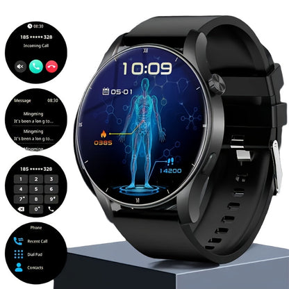 Smartwatch 2.01 Inch Round OLED Screen with 95% Ratio, Music Control and 300mAh Battery in Seven Styles