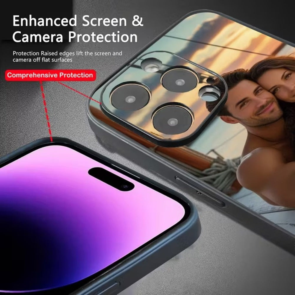 Personalized Photo iPhone Case Custom Design Minimalist Durable Cover for iPhone 17 16 15 14 13 12 11 Pro Max Plus – Unique Gift for Birthdays Anniversaries Valentine's Day Christmas