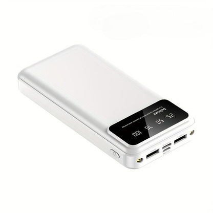 65000mAh Portable Power Bank with LED Display USB Charger for iPhone 17 16 15 14 13 12 11 XS Android Phones Tablets – High Capacity Emergency Backup Battery Pack for Travel Outdoor Camping