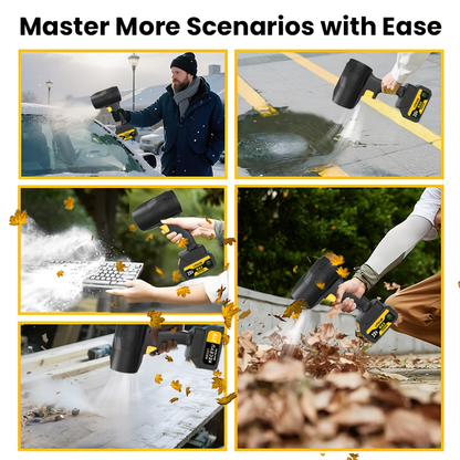 Cordless 3-in-1 Pole Saw, Mini Chainsaw and Blower Set in Yellow, Red-Black or Black Packages