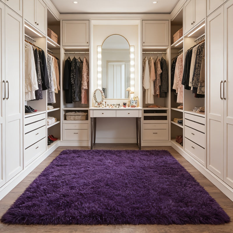 Area Rug Faux-Fur Tufted Collection at 650 g/m² with 22 Colors and Ten Retained Size Listings