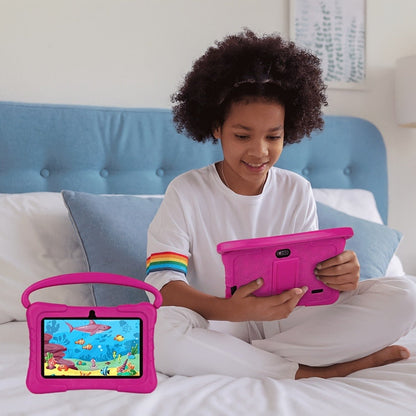Kids Tablet 7 Inch with Android 14, 2GB RAM, 32GB Built-In Storage, Dual Cameras and Protective Case