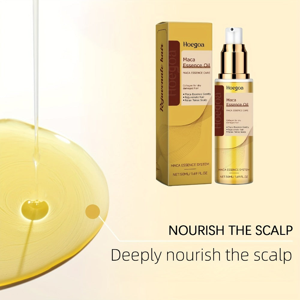 Three-Piece HOGOGO Collagen Hair Care Set with Jar and Pump Containers in a Gold Gift Box Presentation