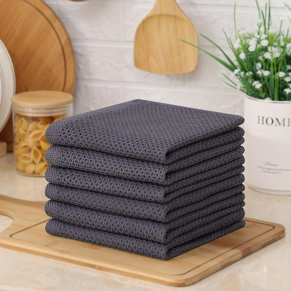 Kitchen Dish Cloths 23pcs 100% Cotton Waffle Weave Ultra Dish Towels 12x12 Inch for Cooking Cleaning Wiping Hands Kitchen Decor Gift