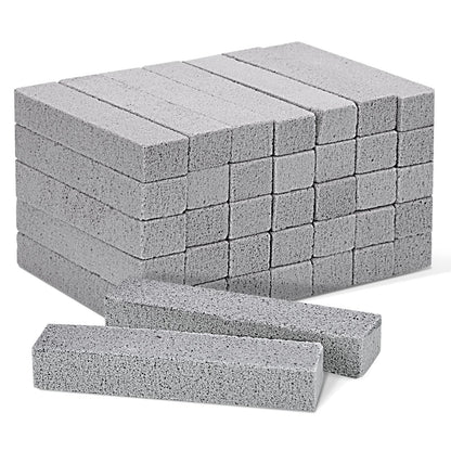 Thirty-Six-Piece Grey Pumice Cleaning Stone Set with Rectangular Blocks for Toilet and Tile Spot Cleaning