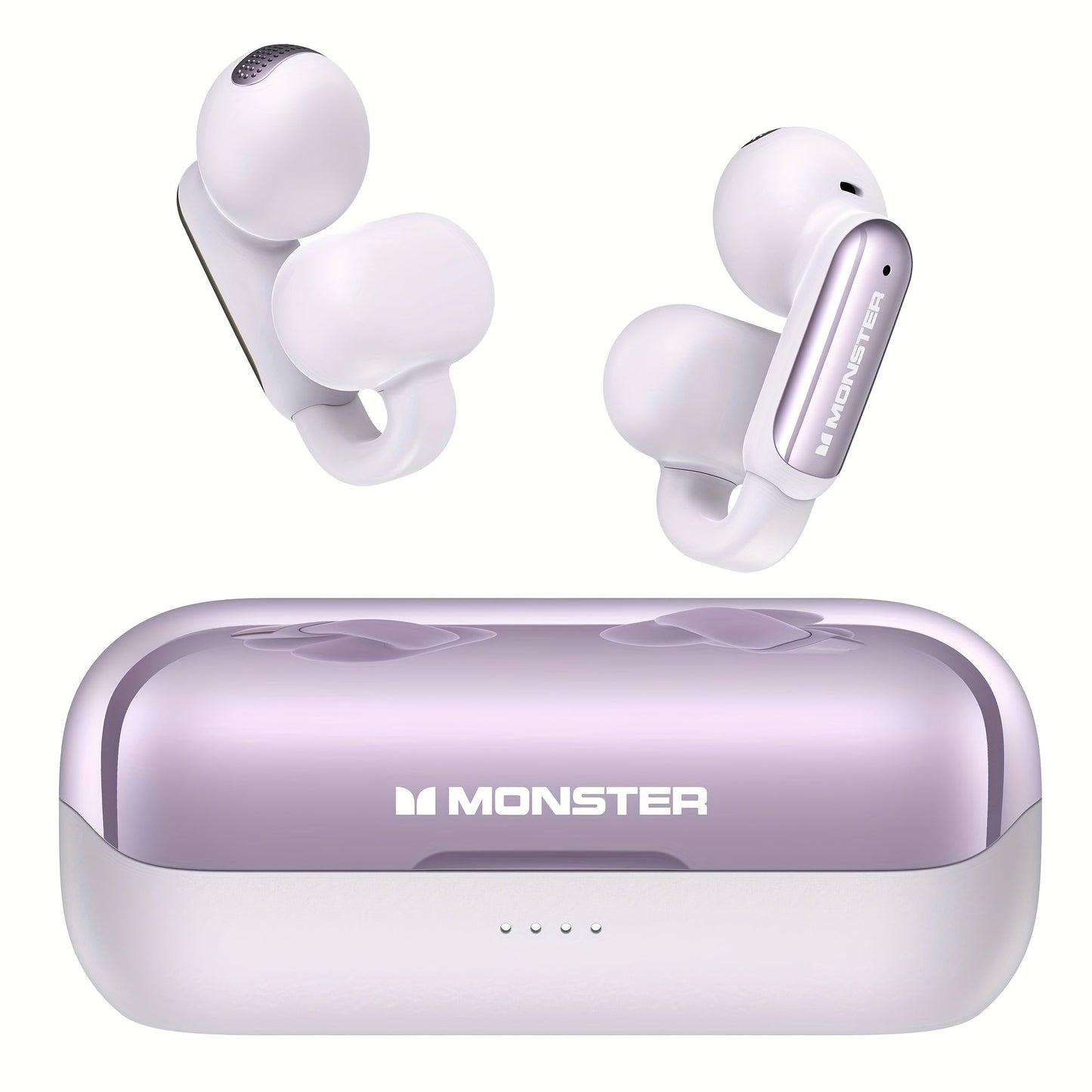 Open-Back Clip-On Wireless Earbuds Environmental Noise Cancellation Touch Control Wireless Charging Case Situational Awareness Natural Sound Bluetooth Headphones