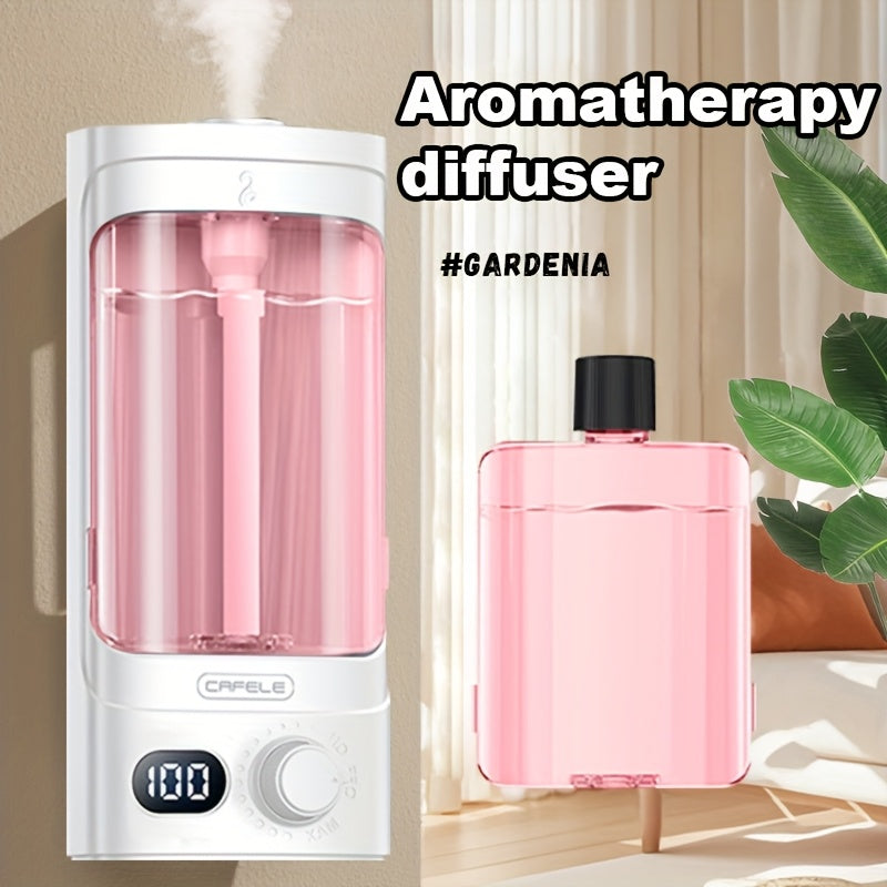 300ml Rechargeable Essential Oil Diffuser with Numeric Display, 100-Level Control Label and One Oil Bottle