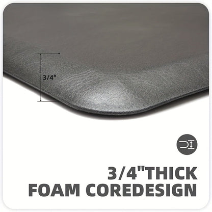 Kitchen Mat, 3/4-Inch Foam Cushion in Six Colors and Four Size Profiles for Sink, Desk or Laundry Areas