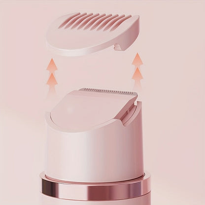 Electric Shaver 2-in-1 Women’s Razor and Trimmer with Stainless Steel Blade, USB Charging and Wet/Dry Use