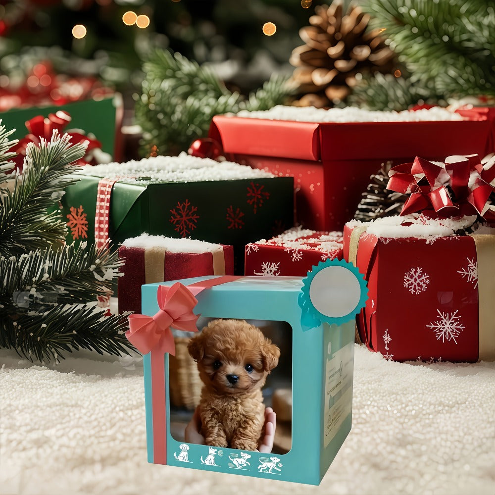Simulation Puppy Robot Electric Interactive Dog Toy – Auto Walking, Barking & Tail Wagging, Plush Biomimetic Pet with Dog Bone Accessory, Birthday Christmas New Year Gift for Kids Girls Boys