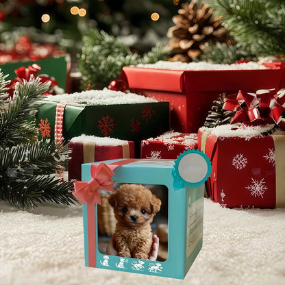Simulation Puppy Robot Electric Interactive Dog Toy – Auto Walking, Barking & Tail Wagging, Plush Biomimetic Pet with Dog Bone Accessory, Birthday Christmas New Year Gift for Kids Girls Boys