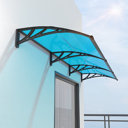 Door Awning Polycarbonate Window Canopy UPF50+ UV Rain Protection