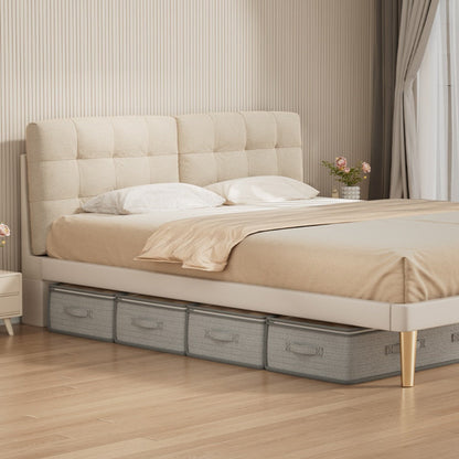 Under-Bed Storage Box Set in 1, 2, 3 or 5 Pieces with Handles, Clear Top and 100 x 50 x 18 cm Size