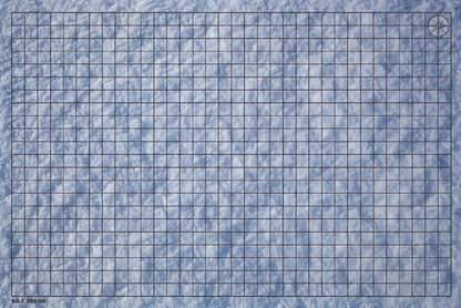Fantasy Tabletop RPG Starter Map Set with Six Terrain Grids, Dice, Character Sheets and Templates