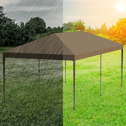 10'x20' Heavy-Duty Instant Canopy Tent - High Quality Pop-Up Event Shelter with Sidewalls, Portable Outdoor Party tent for Weddings, Markets, Backyard - Includes Stakes, Sandbags & Easy Setup, Wind-Resistant Commercial/Personal Use, Durable Oxford Fabric