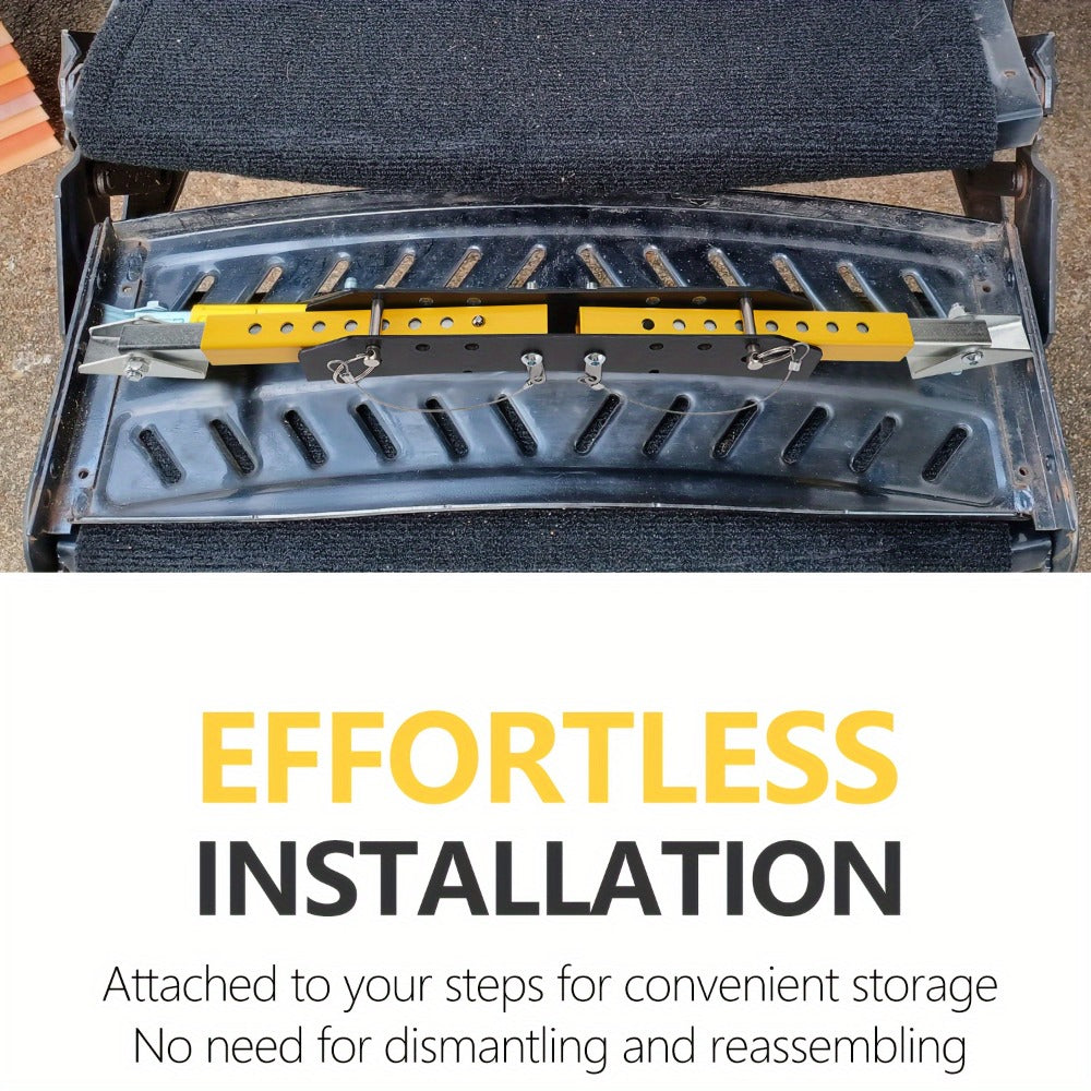 RV Step Stabilizer Kit – Adjustable Foldable Ladder Support for 5th Wheel, Travel Trailer & Motorhome, Eliminates Bounce, Protects Entry Steps, Easy 15-Min Install
