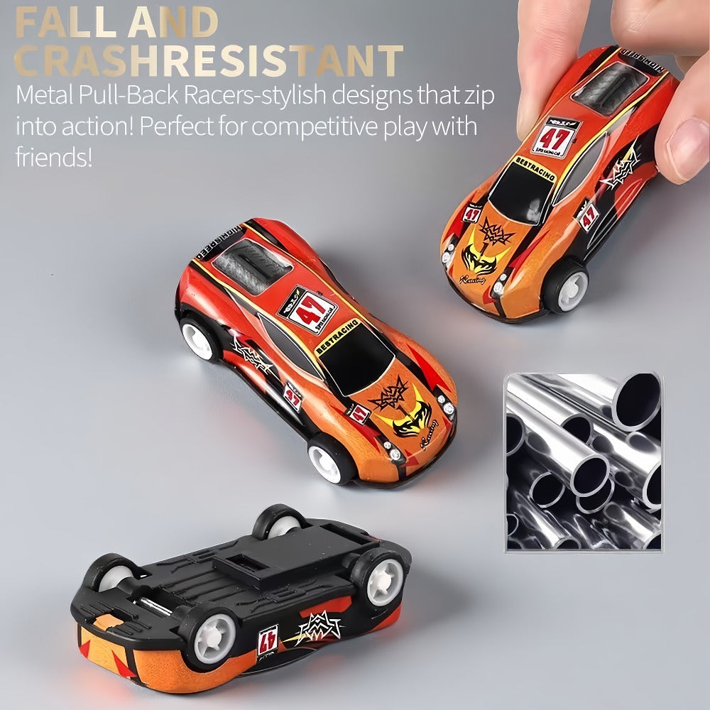 Dinosaur Toy Car Set 29-30pcs – Mini Pull Back Racing Cars with T-Rex Spinosaurus Pterodactyl Figures & City Traffic Map | Party Favors, Classroom Prizes, Birthday Gift for Boys & Girls Ages 3+
