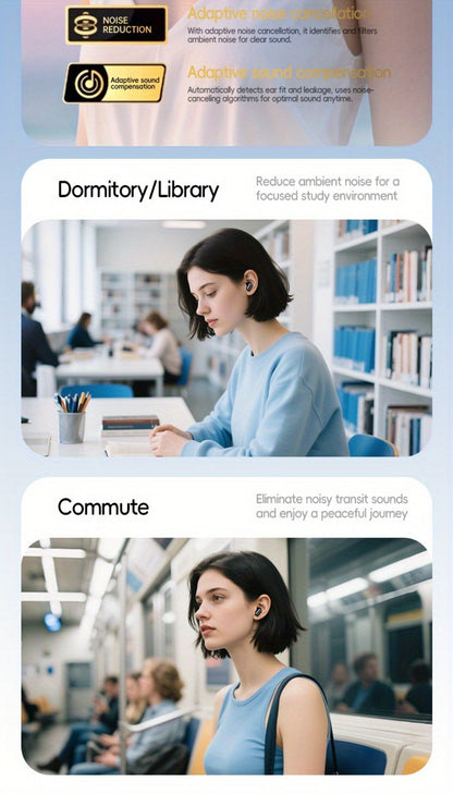 Acer OHR501 Dolby Surround Sound Wireless Earbuds Bluetooth 5.4 Semi-In-Ear TWS Intelligent Noise Cancellation Fingerprint Touch Control Ultra-Low Latency Type-C Fast Charging 8 Colors